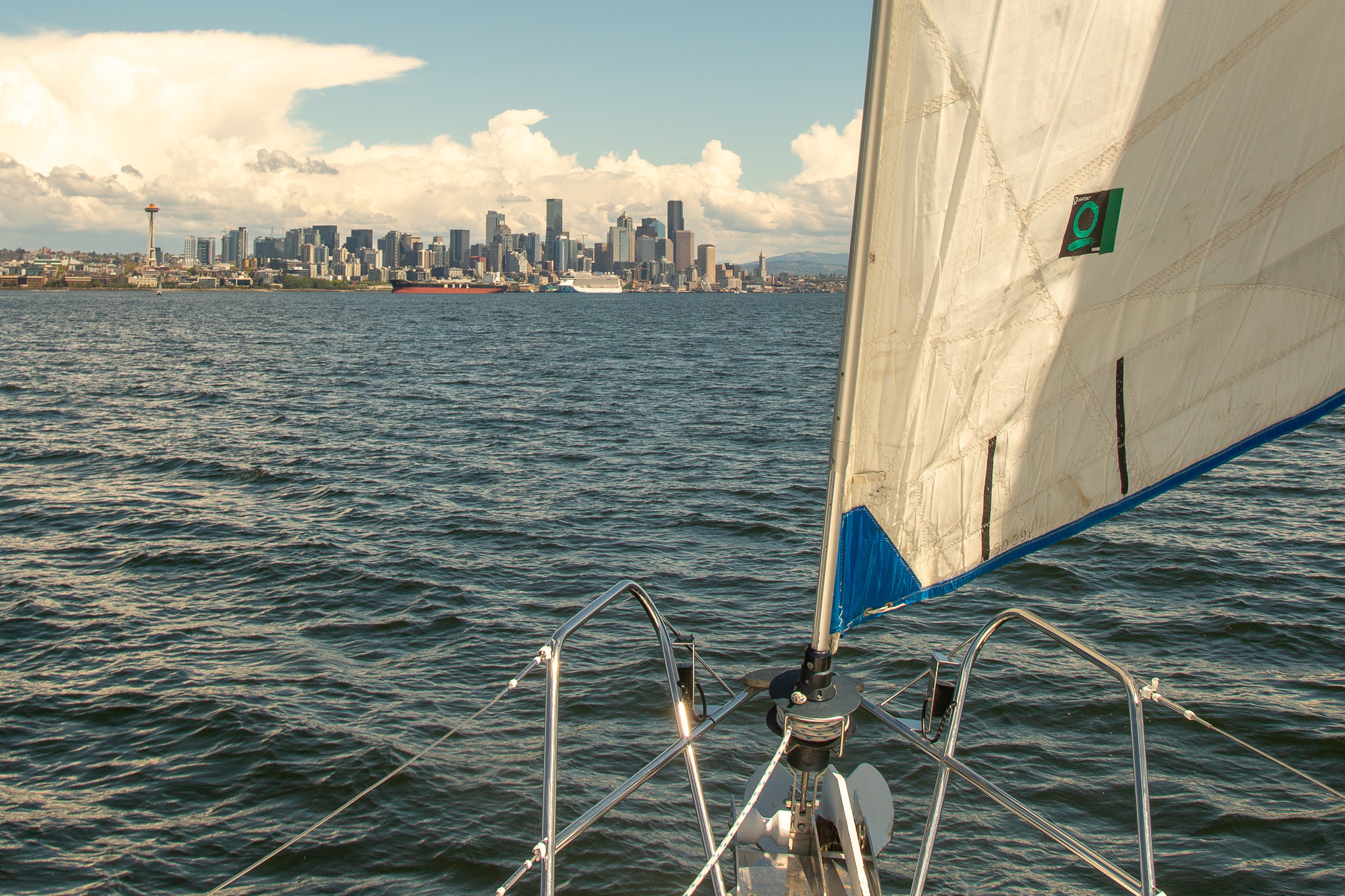 Downtown seattle sailing picture